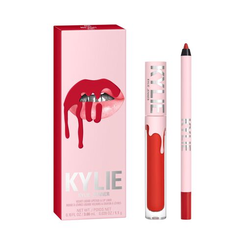 Kylie Kylie Cosmetics Velvet Lip Kit 405 Red Velvet