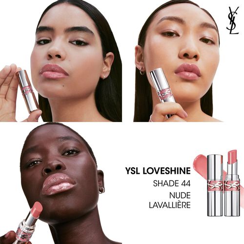 YSL Loveshine Wet Shine Lipstick 44 Nude Lavallère