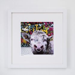 Kelly Hood Urban Bullfitti Mounted Print 