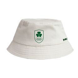 McKeever Sport White Team Ireland Bucket Hat One Size