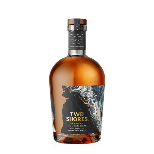 Two Shores Rum Peated Rum 70cl