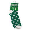 Souvenir Green/White Shamrock Ladies Socks